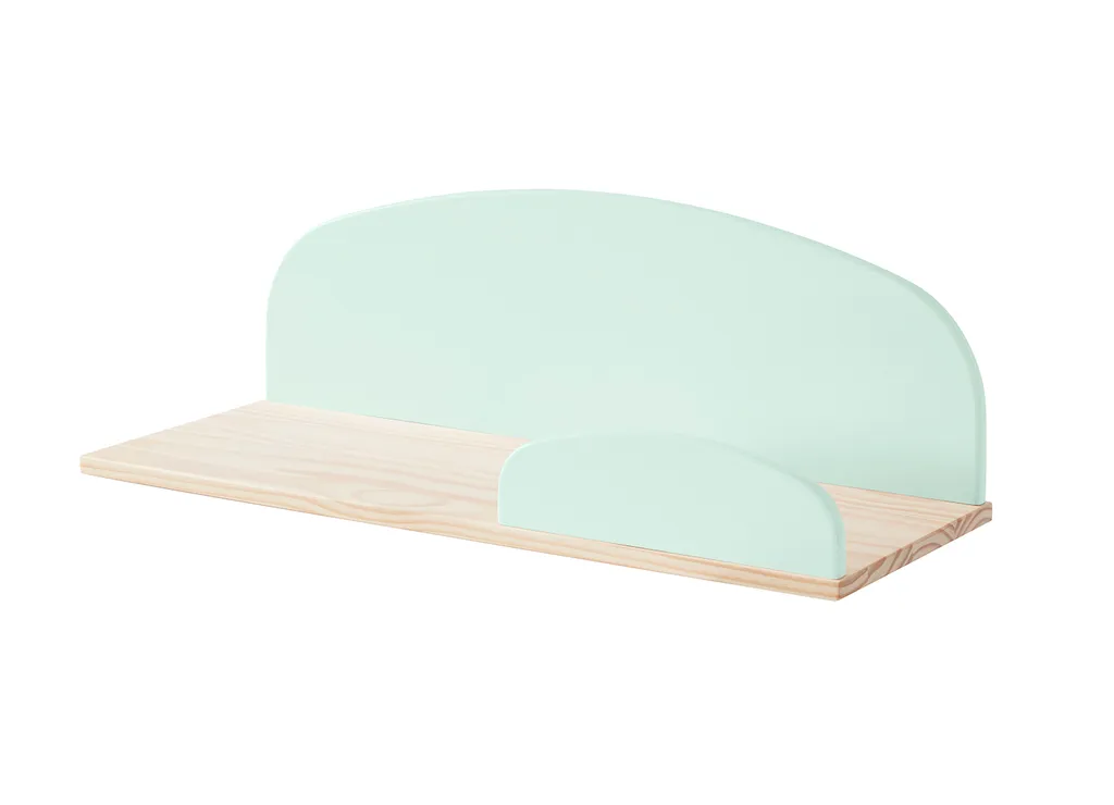 Étagère murale Vipack Kiddy 65 cm en bois vert menthe pour enfant