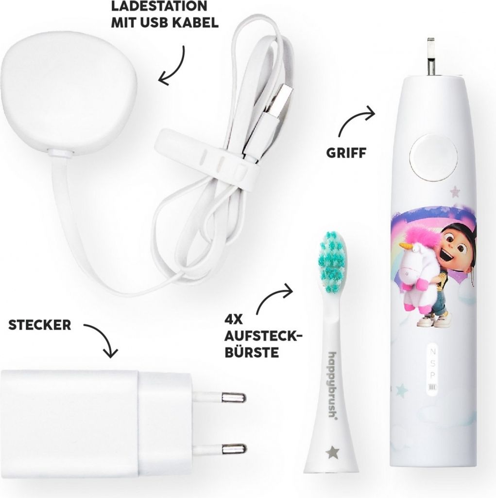 ECO VIBE KIDS Agnes + 3 Refills, Elektrische Zahnbürste Produktbild 