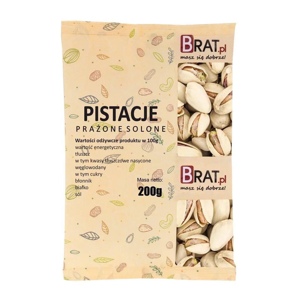 Pražené pistácie 200g Brat.pl Obrázok produktu 