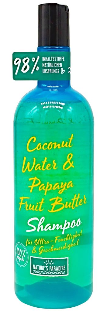 Nature’s Paradise COCONUT WATER + PAPAYA BUTTER 375ml Shampoo Feuchtigkeit