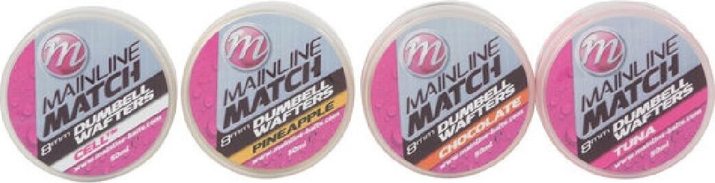 Mainline Match Dumbell Wafters 6mm Orange Chocolate