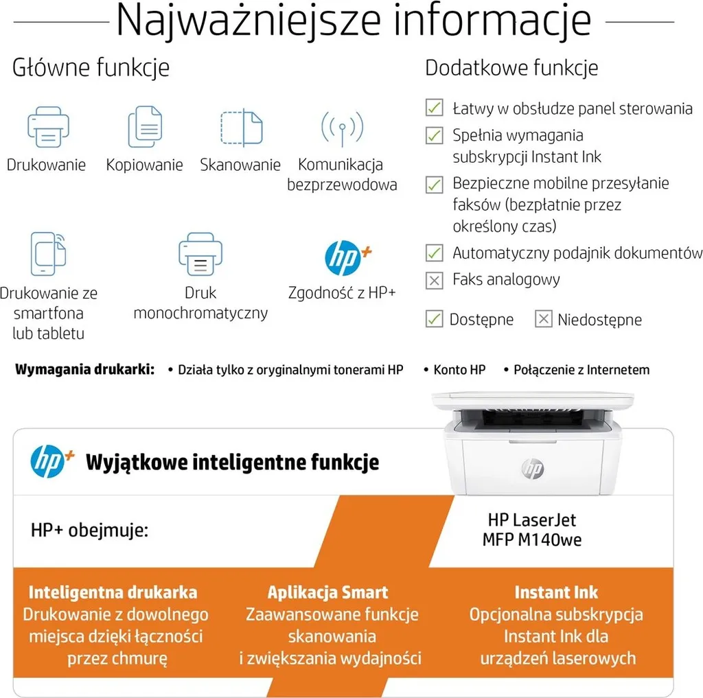 Imprimante HP LaserJet MFP M140we (2A130E) Multifonction Laser Compacte - 23