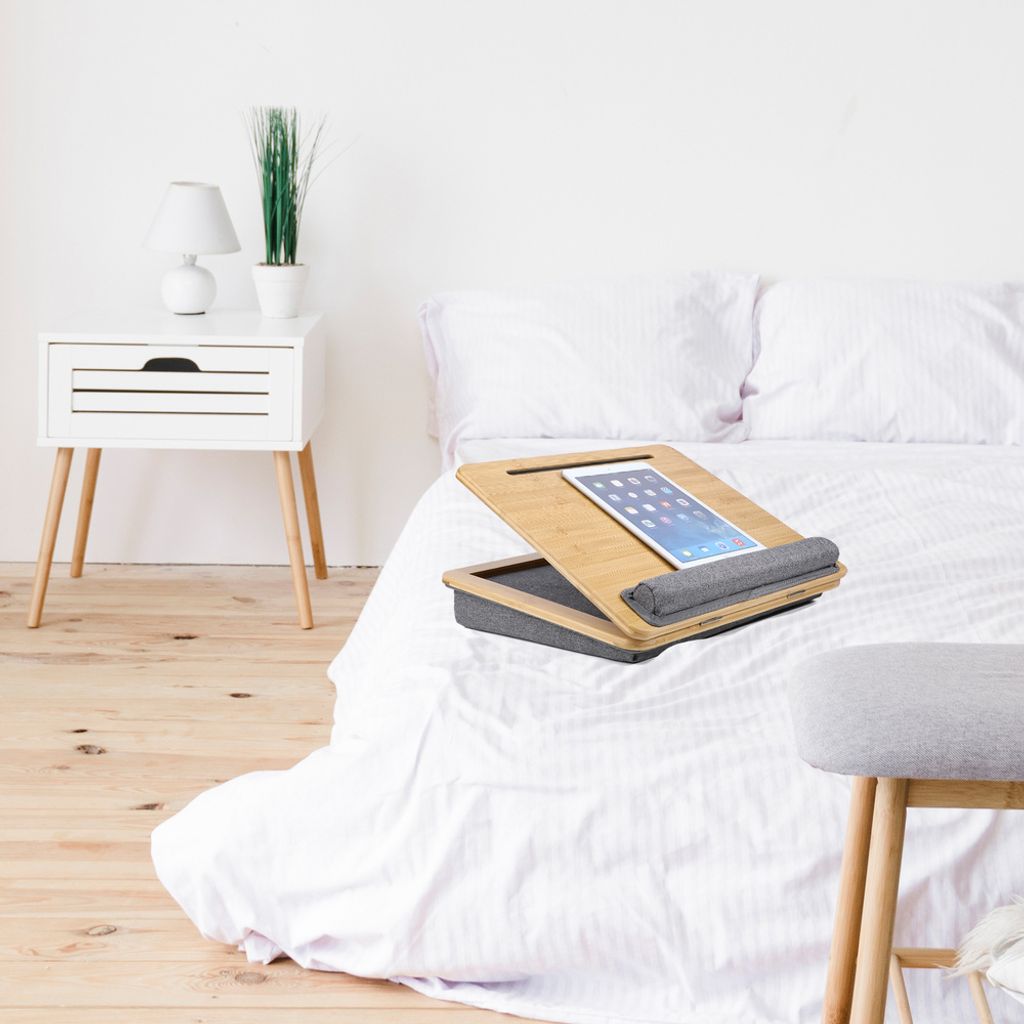 hjh OFFICE Laptopunterlage COMFILAP III Laptoptisch Bambus, Produktbild 4