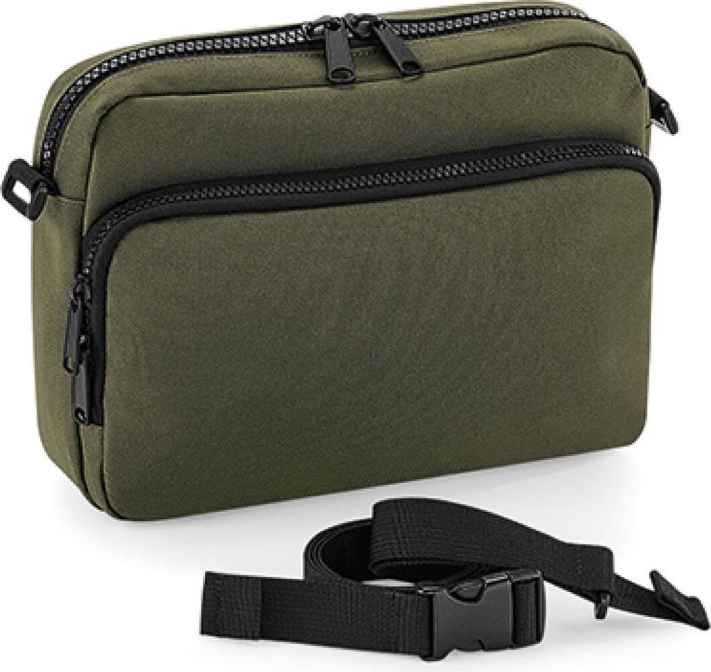 BagBase BG242 | Modulr 2 Litre Multipocket, 26 x 19 x 7 cm - Farbe: Military Green - Größe: 26 x 19 x 7 cm