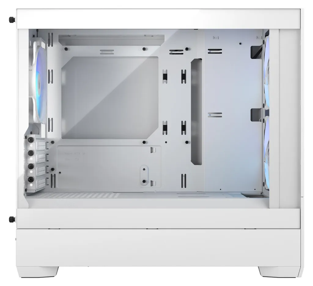 Fractal Design Pop Mini Air RGB Blanc TG - Boîtier PC Micro-ATX Performant