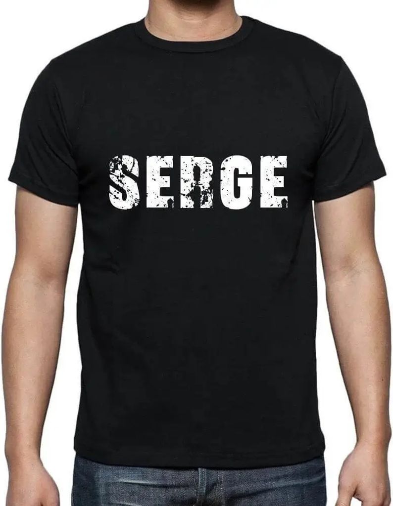 Herren Grafik T-Shirt Serge Öko-Verantwortlich Vintage Jahrgang Kurzarm Lustige Druck Geburtstag Geschenk Mann