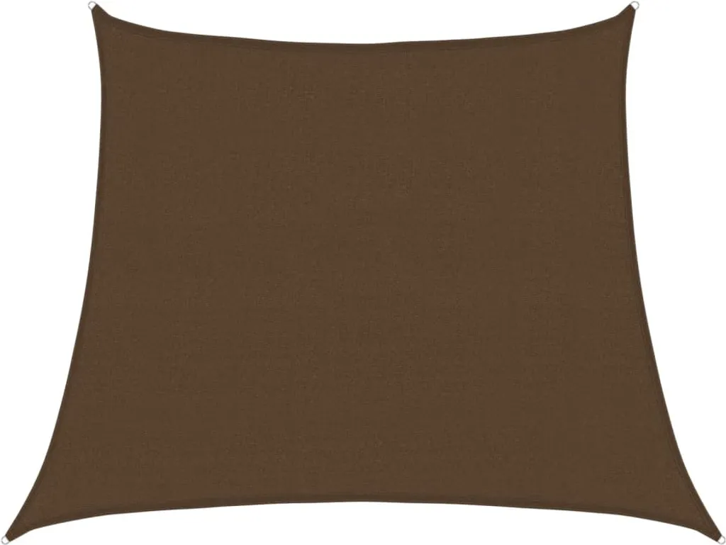 Vela Parasole vidaXL 4x3m Marrone HDPE - Alta Resistenza UV 160g/m²