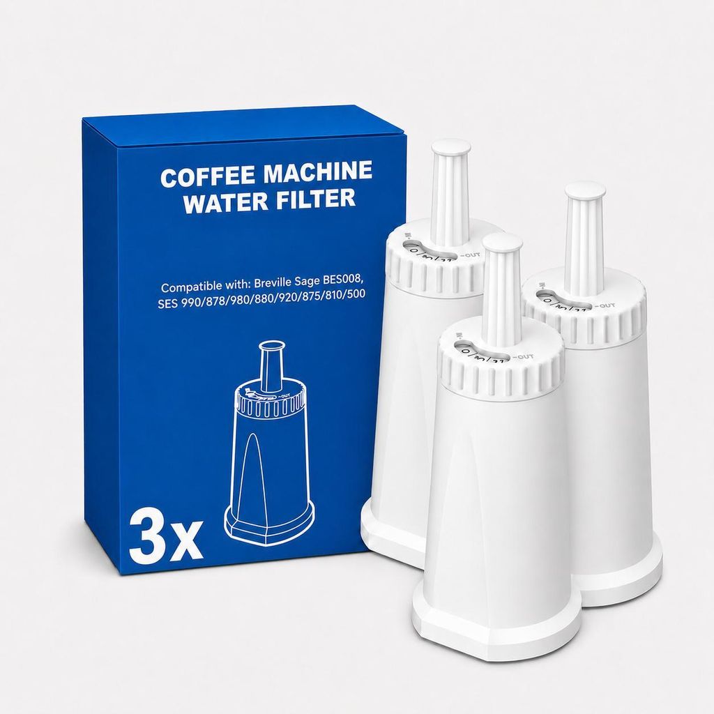 Wasserfilter Ersatz für Sage Kaffeevollautomat, 3 Stück Ersatz für Sage Barista Express Pro Wasserfilter, Water Filter für SES810/SES880/SES920...