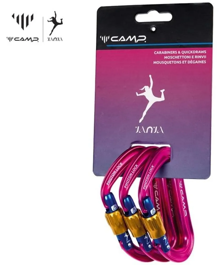 Photon Lock Janja Camp Mousquetons Ultra Compacts à Verrouillage à Vis x3