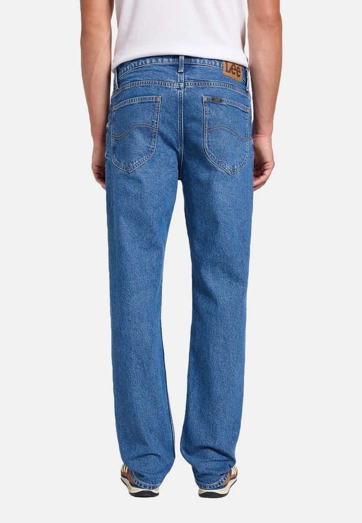 Lee | Herren Jeans West Blue Beam Loose Fit Blau Baumwolle Produktbild 