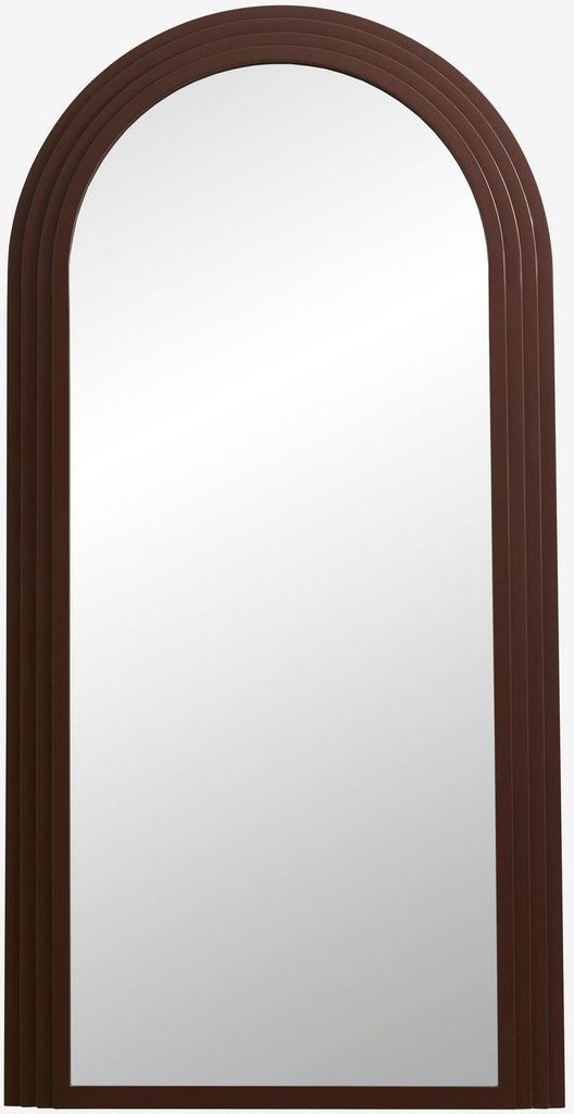 Wandspiegel FALCO 100x203 cm, Rostfarben, mit abgerundetem Metallrahmen