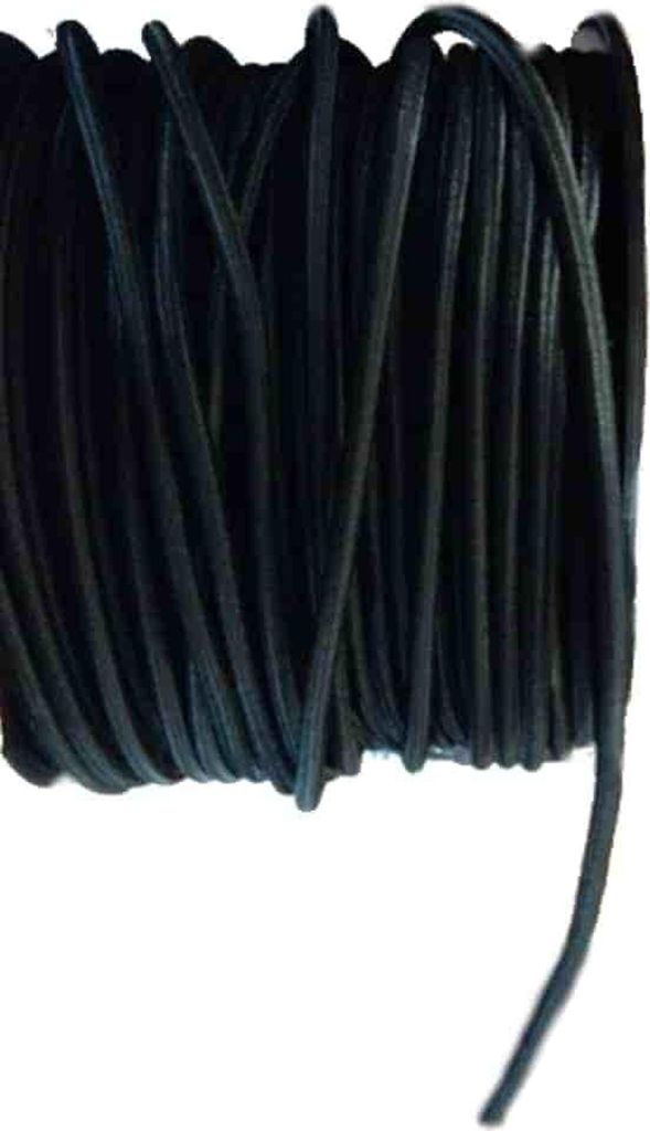 Expanderseil 6 mm schwarz, 75 Meter, UV-beständig