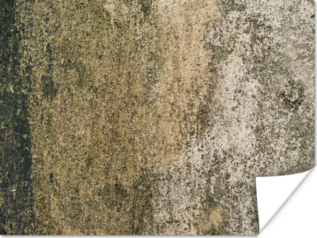 MuchoWow Poster Beton - Braun - Vintage 80x60 cm - Kunst für zu Hause