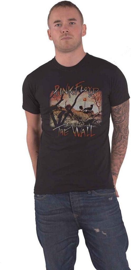 Pink Floyd - "The Wall" T-Shirt für Herren/Damen Uni RO1232 (S) (Schwarz)