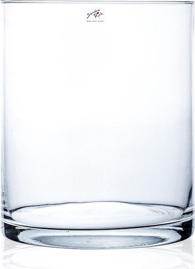 Glasvase, Dekoglas CYLI H. 40cm D. 25cm Sandra Rich CHARGE Produktbild 