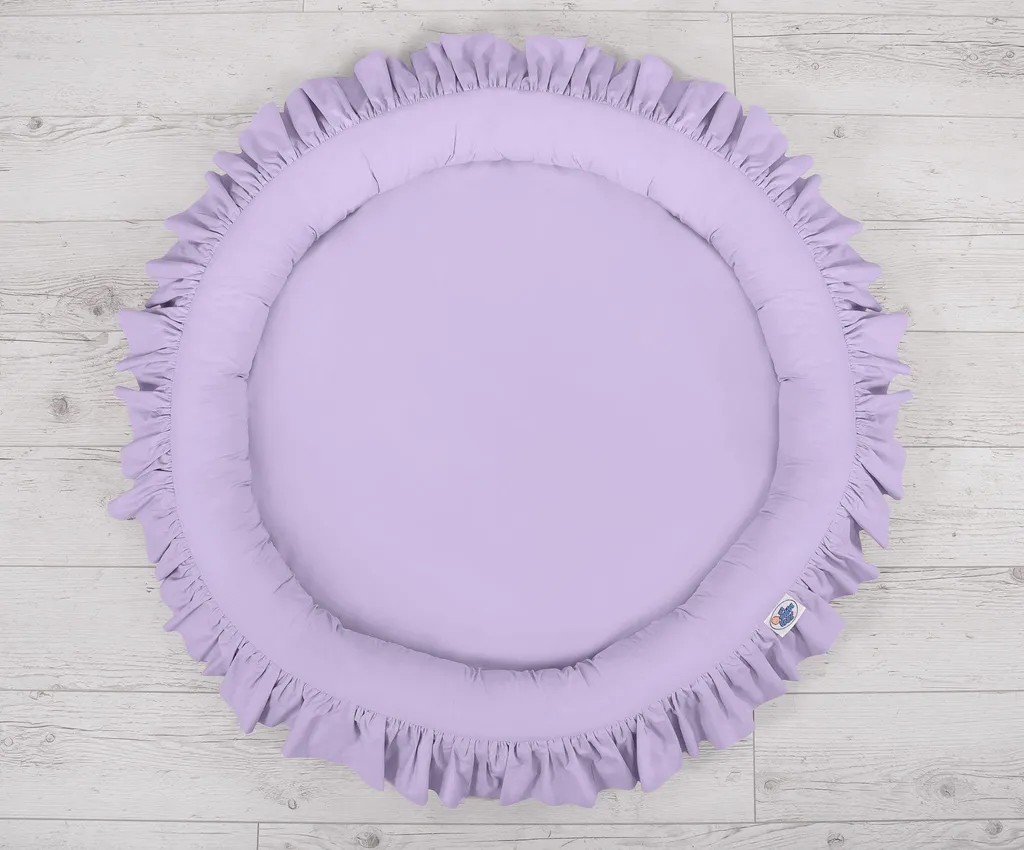 Aire de jeux suspendue violette My Sweet Baby avec volants et anneau - 2