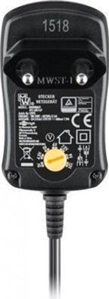 Goobay NTS 600 EuP MW 3N06GS, 12 V, 600 mAh, Černá, 109 g Obrázek produktu 