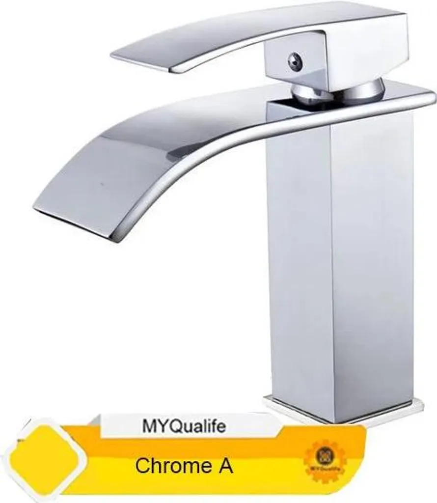 Robinet mitigeur de lavabo à poser chrome A mitigeur mécanique de bain