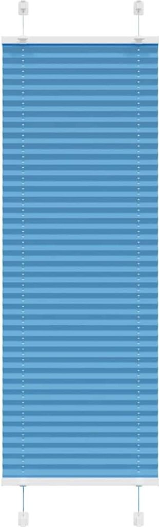 Plissee Blau 45x150 cm Stoffbreite 44,4 cm Polyester