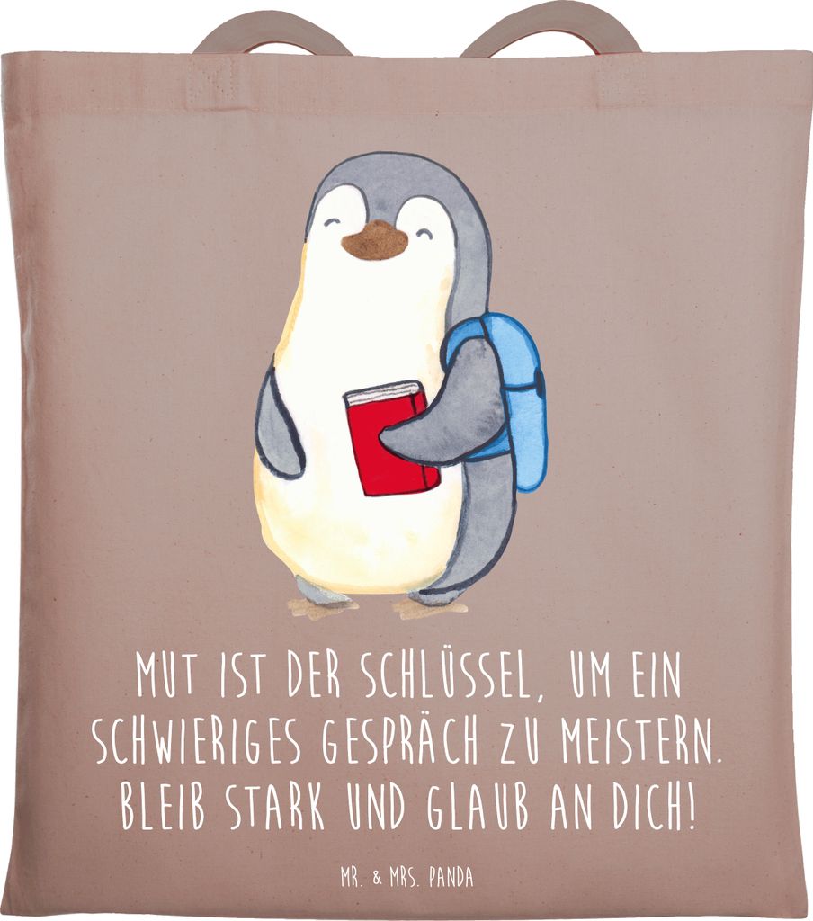 Mr. & Mrs. Panda Jutebeutel Ein schwieriges Gespräch führen Produktbild 