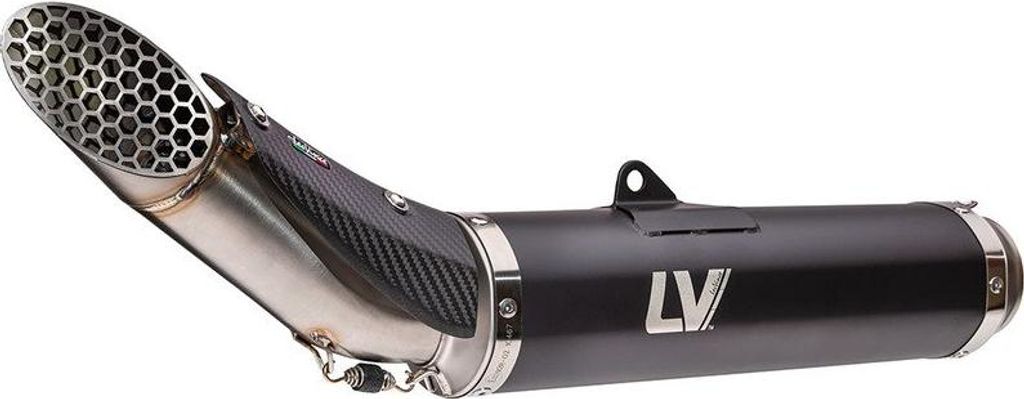 LEOVINCE LV Race Komplettauspuff Yamaha Tracer 900 2021-2023 Komplettanlage zugelassen, kompatibel mit originalem Mittelständer, erleichtert