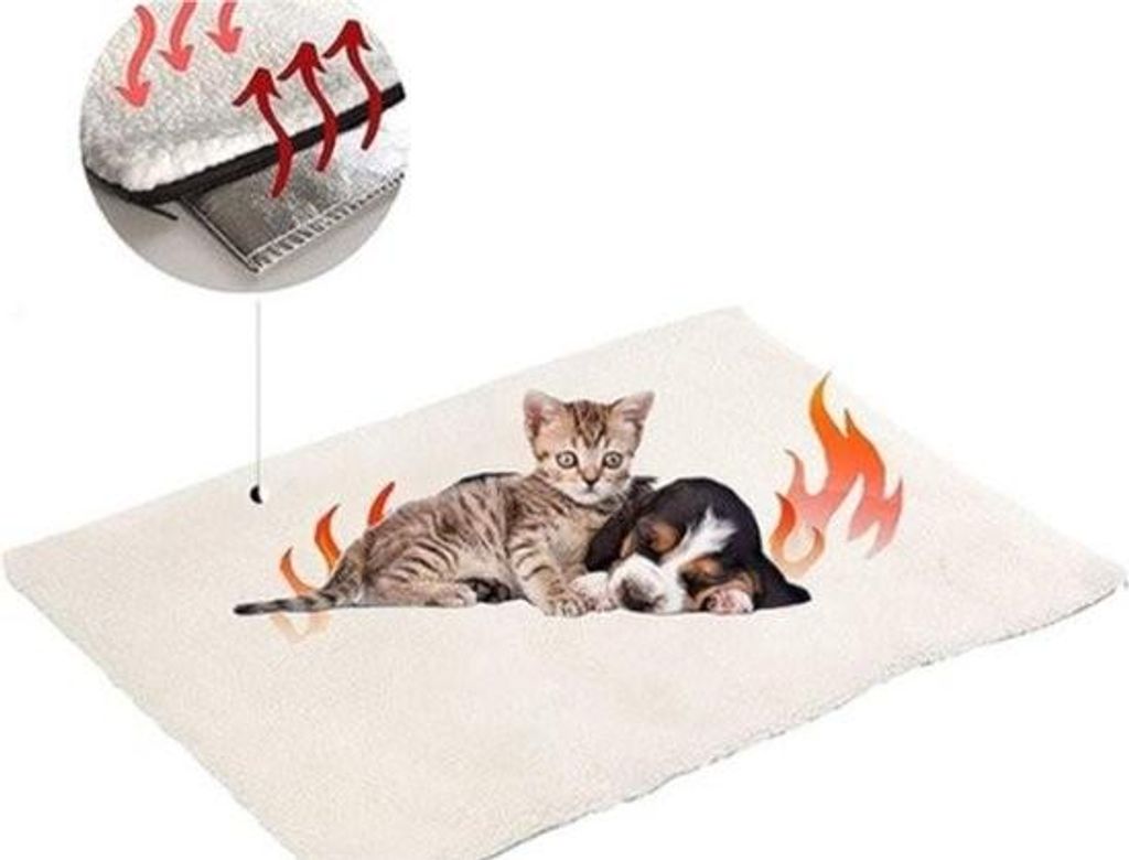Heizmatte für Haustiere – Heizmatte für Haustiere – Heizdecke für Hunde und Katzen – Heizmatte für Katzen – Heizmatte für Hunde – se...