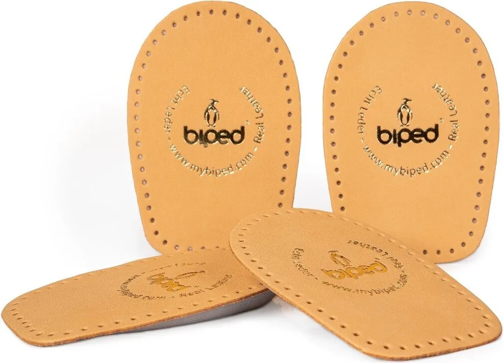Coussinets de talon biped z2040 anti-ampoules cuir véritable 35-37