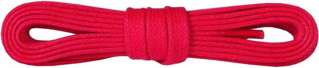Langlebige gewachste flache Schnürsenkel 75 cm Kaps - Rot (0031)