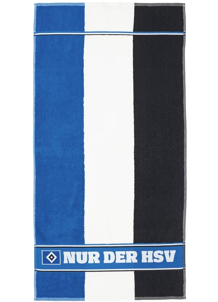 Hamburger SV HSV blocco asciugamano sauna strisce GOTS Immagine del prodotto 