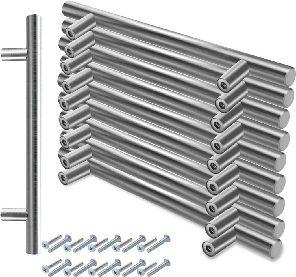 Jayseuw Schrankgriff Möbelgriffe Küchengriffe Türgriff Küchengriff 220x160x10MM 20 Stück