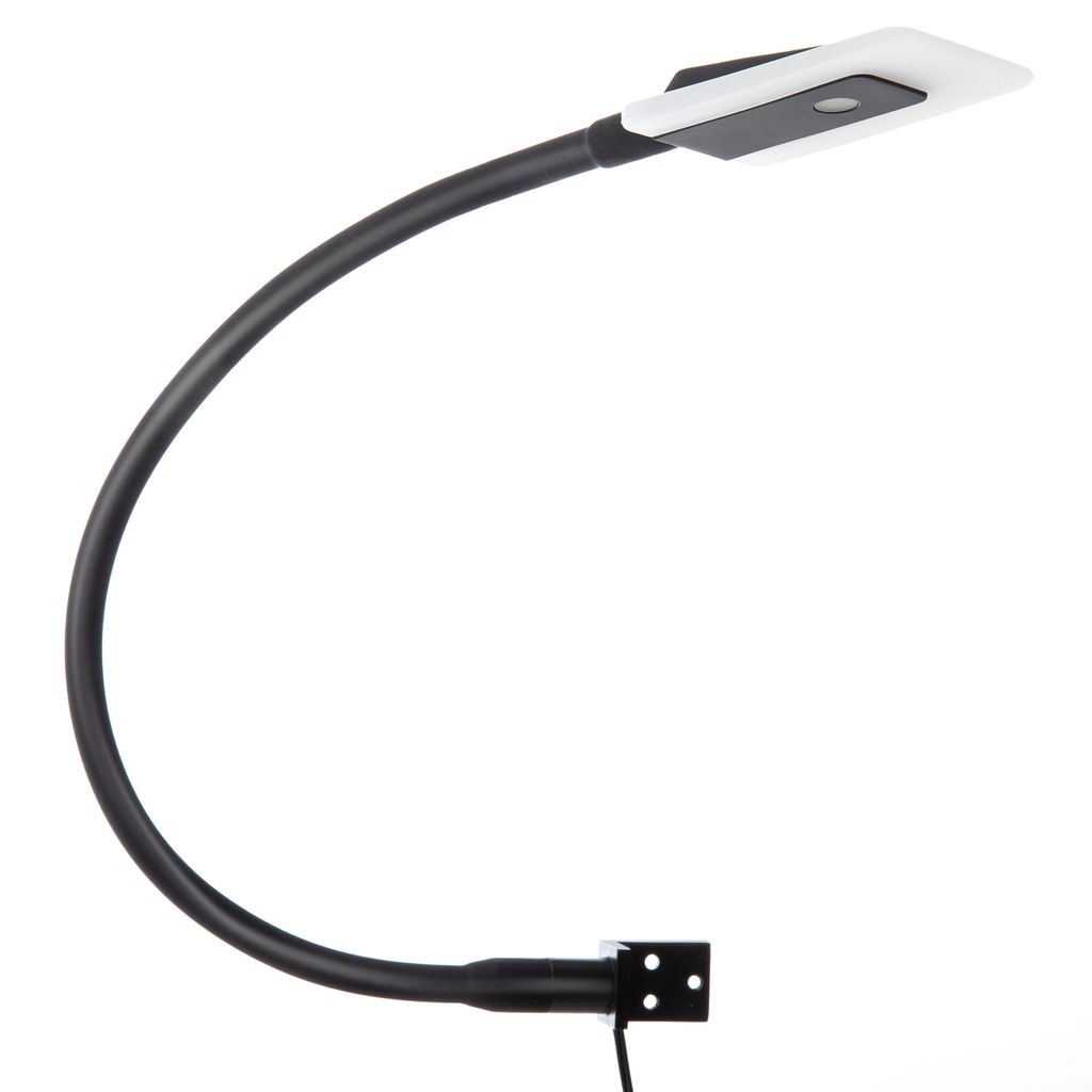 LED Bettleuchte, schwarz, USB-Ladefunktion, warmweiß, 1er SET, dimmbar
