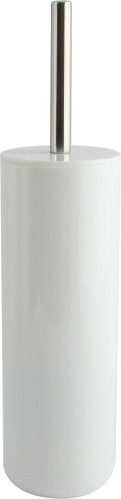 MSV Porto Toilettenburste im Halter - Kunststoff - weis - 38 cm