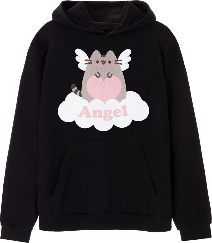 Pusheen - Kapuzenpullover für Damen NS7876 (M) (Schwarz)