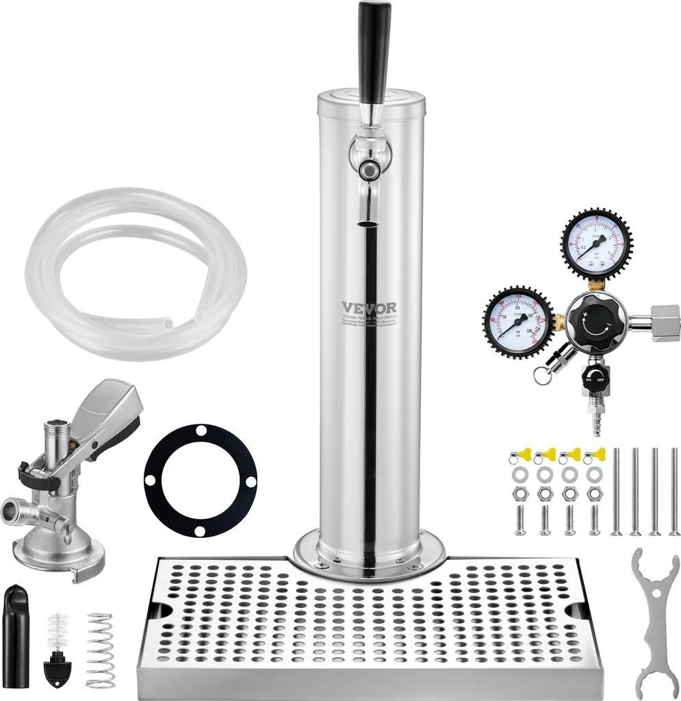 Kit Spillatore Birra VEVOR Acciaio Inox: Torre Singola A-System W21.8