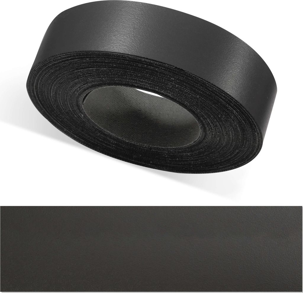 ben+camilla.com Kantenumleimer | Graphit Grau dunkel Perl 30 mm x 50 m | Sicherer, bequem, Profi Material