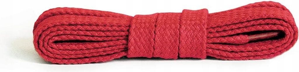 Langlebige flache Schnürsenkel 90 cm Kaps - Rot