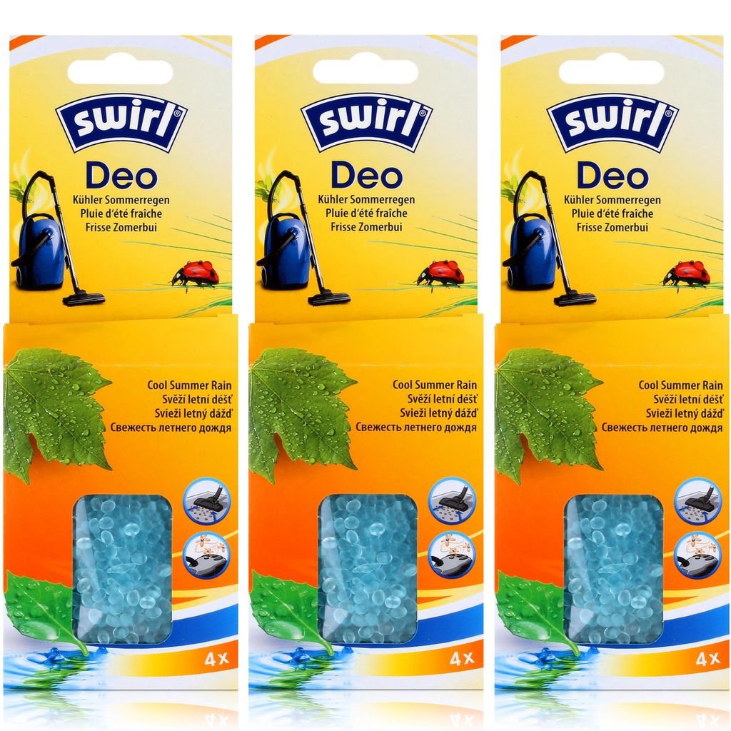 Swirl Deo für Staubsauger Kühler Sommerregen - 4 Beutel Produktbild 