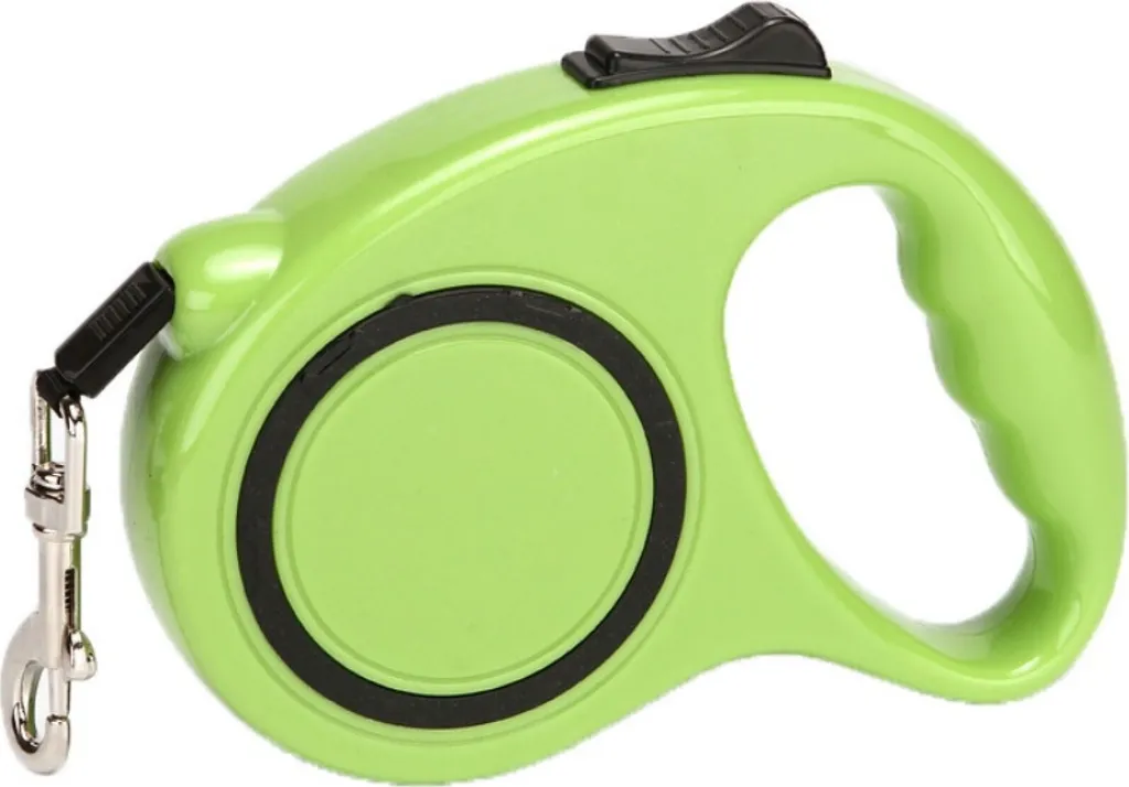 Guinzaglio Retrattile Verde Chiaro 3m - Accessorio Cani Piccola Taglia