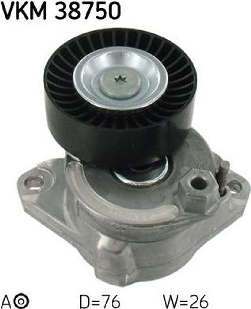 SKF VKM 38750 Spannrolle, Keilrippenriemen OE 1562000570 kompatibel mit C-Klasse, CLK, CLS, E-Klasse, M-Klasse, R-Klasse, S-Klasse, SL, SLS
