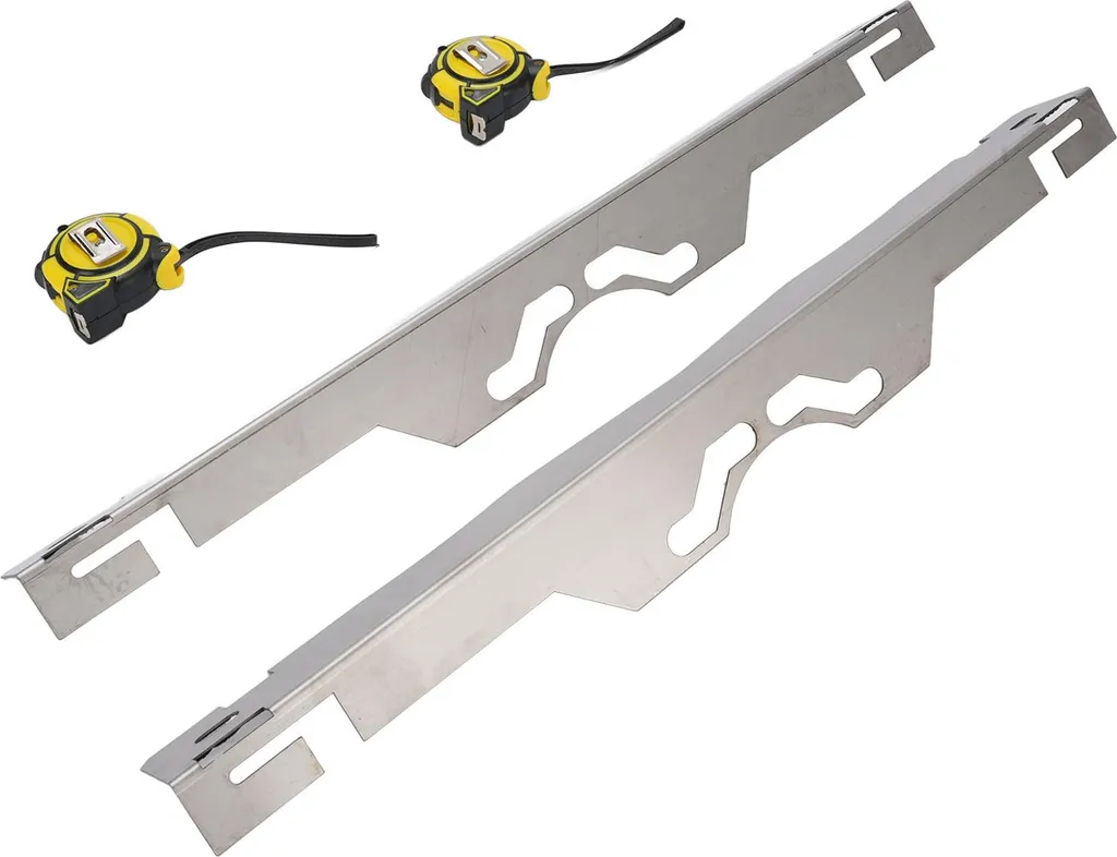 Kit de mesure de parallélisme auto en acier avec rubans de précision