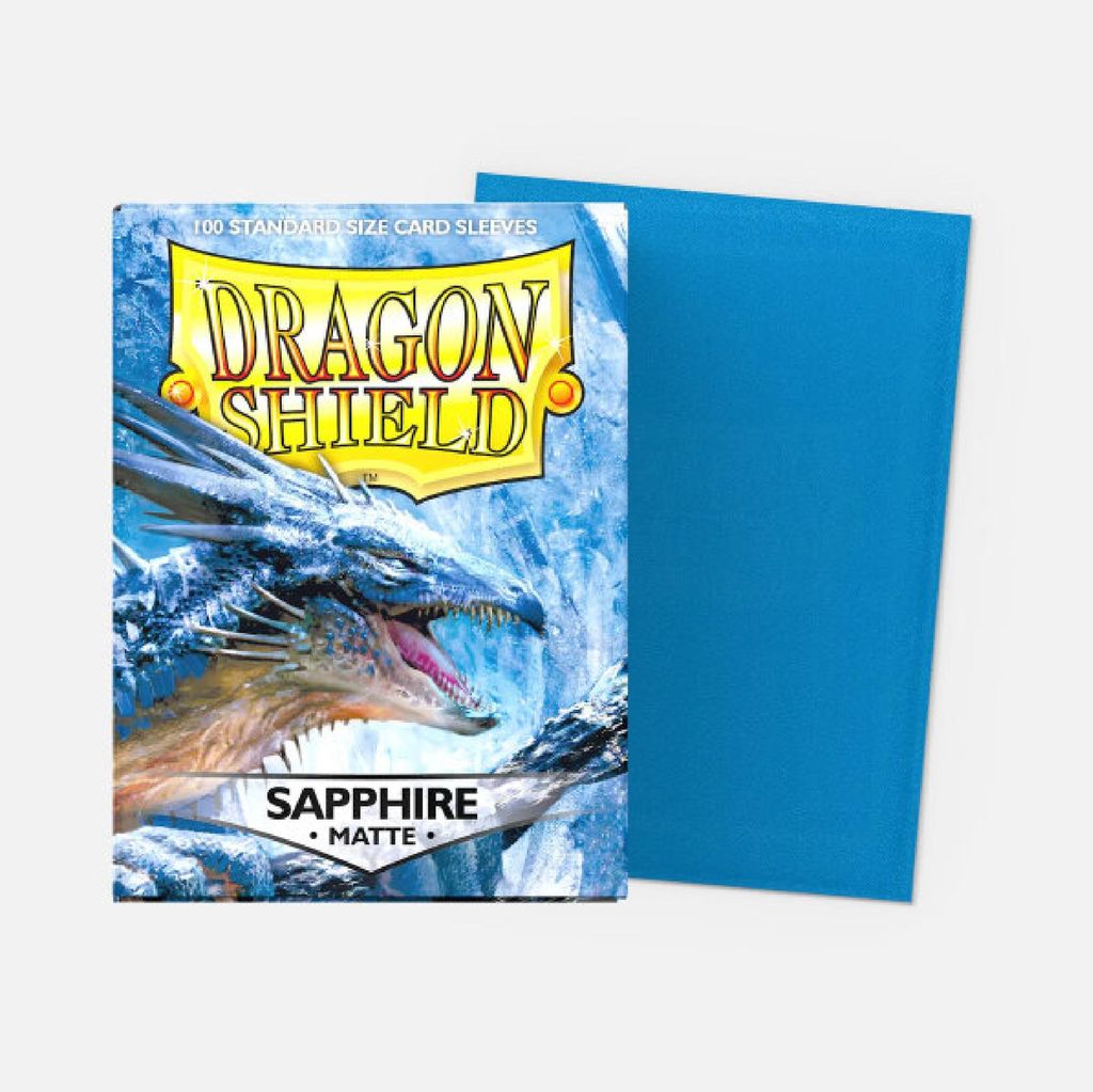 Dragon Shield Matte Sleeves in Standardgröße - Saphir (100 Produktbild 