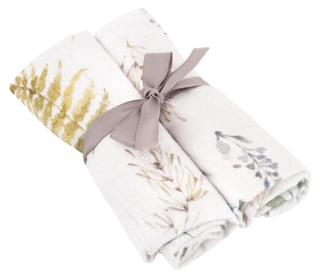 Serviette Natura Lot de 2 de Sevira Kids 50x50 cm Coton Multicolore