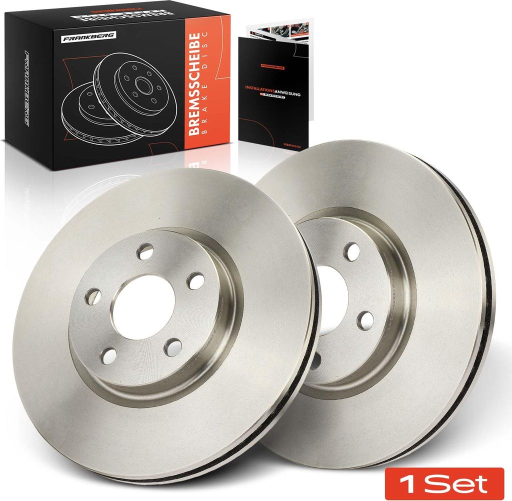 Frankberg 2x Bremsscheiben Vorderachse für Ford Galaxy CK S-Max CJ WA6 1.5L 2.0L Bj ab 2015