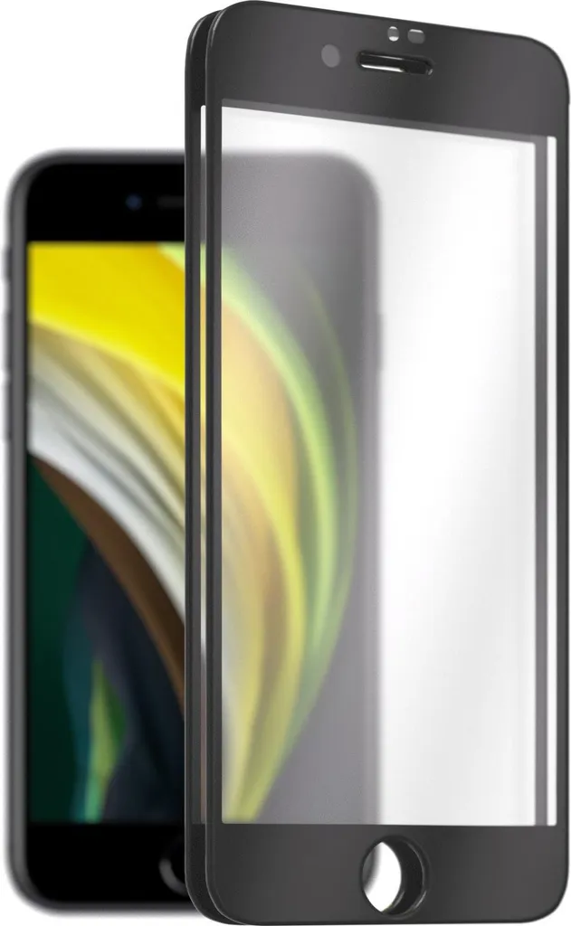 AlzaGuard 2.5D FullCover iPhone SE/8/7: Vetro Temperato 9H (Set da 2)