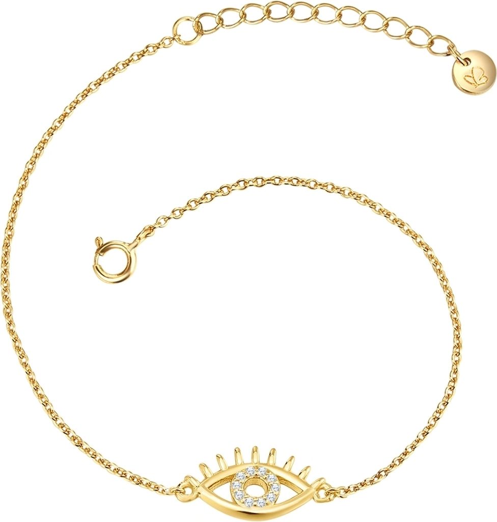 Glanzstücke München Armband Allsehendes Auge Sterling Silber Zirkonia 50083952