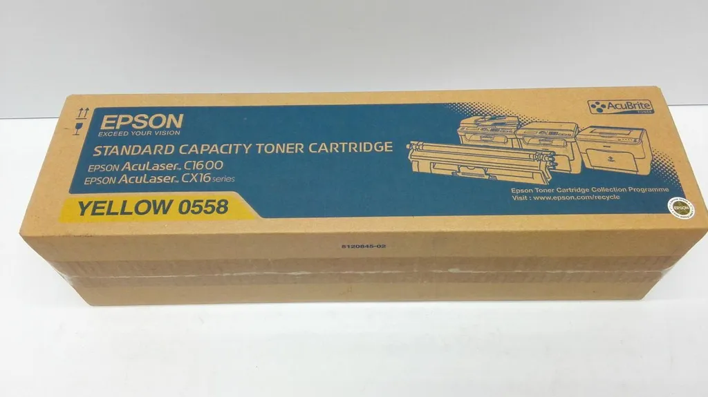 Toner Epson AcuBrite S050558 Jaune Haute Précision Capacité Standard - 4