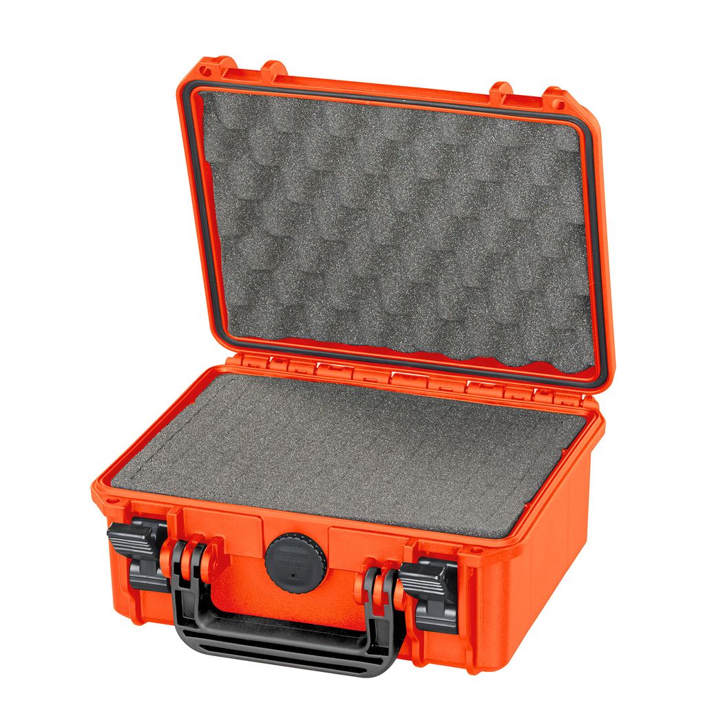 Max Koffer MAX235H105 Outdoor Case 6,6 l - Mit Schaumstoff Orange