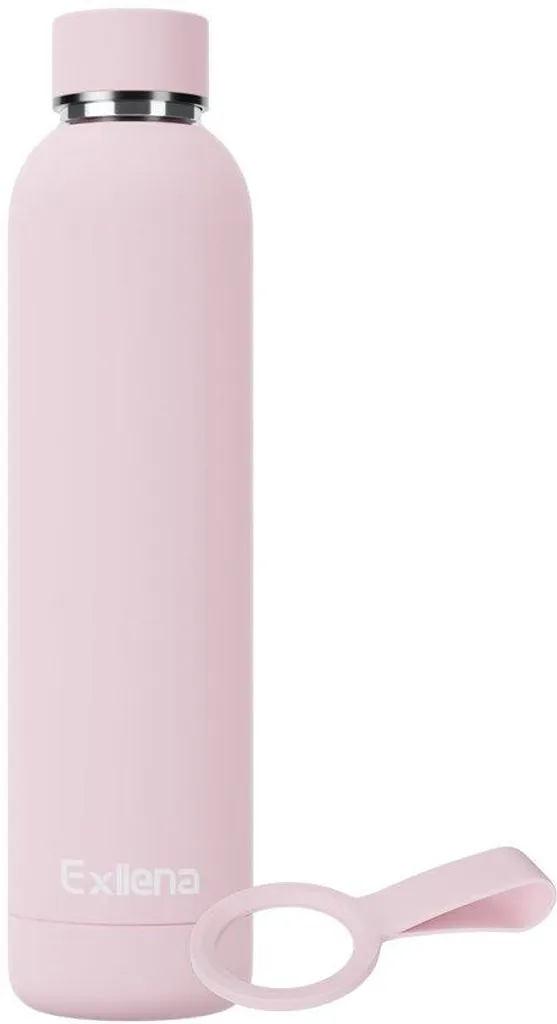 Bouteille isotherme 750ml rose idéale pour le bureau, l'école et le sport
