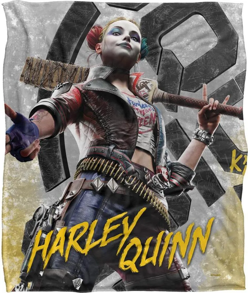 Fini le Froid avec cette Couverture Suicide Squad TV19072 Multicolore