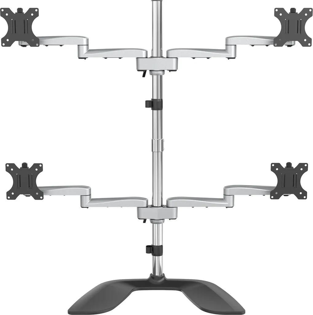 StarTech.com ARMQUADSS Support pour 4 Écrans 32 Pouces VESA en Acier